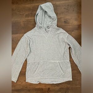 Striped navy and White Hoodie